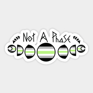 Not A Phase- Agender Sticker